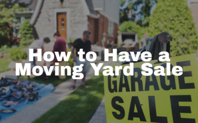 How to Have a Pre-Move Yard Sale