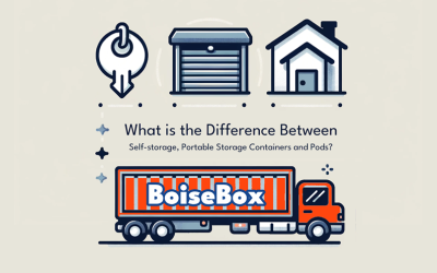 What is the Difference Between Self-storage, Portable Storage Containers and Pods?