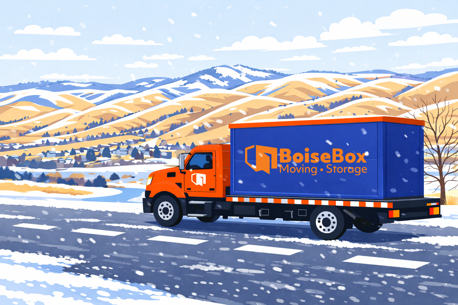 Winter Moving Safety in Boise: Let BoiseBox Do the Driving!